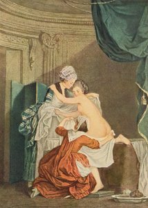 El baño, grabado por Nicolas Francois Regnault